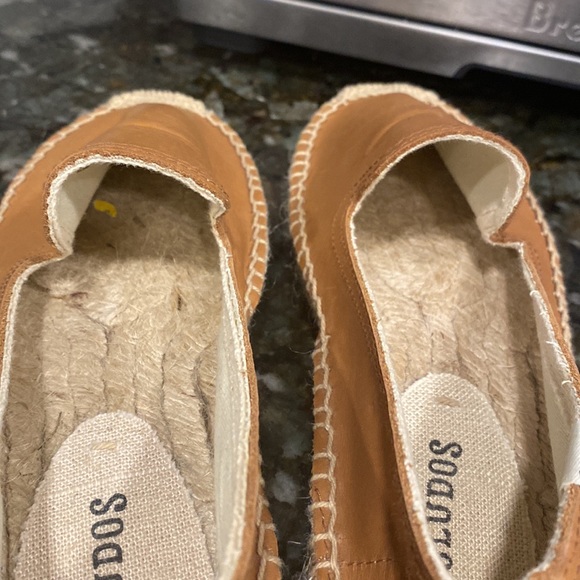 Soludos Leather Platform Espadrille Size 6 (Camel) - Picture 8 of 8